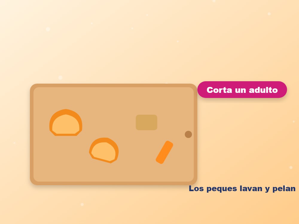 Crema de calabaza suave para niños: ilustración de los pasos 1 y 2